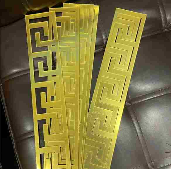 Versace Style Acrylic Borders For Wall Decor